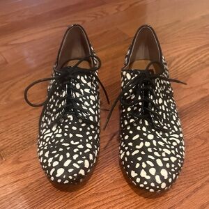 DV by Dolce Vita Black and White Patterned Flats